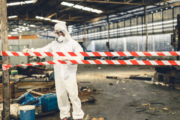 Professional Biohazard technician working in Sulphur Springs, AR